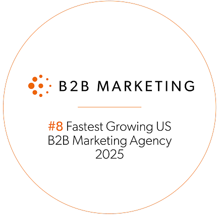 B2B Marketing #8 Fastest Growing US b2b agency 2025