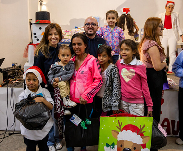 Hunger Relief event with children