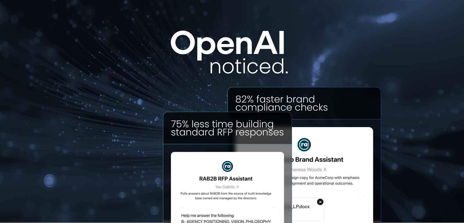 OpenAI for Business featured RAB2B for company-wide AI - Blog | RAB2B